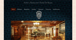 Desktop Screenshot of hotelportaldereyes.com